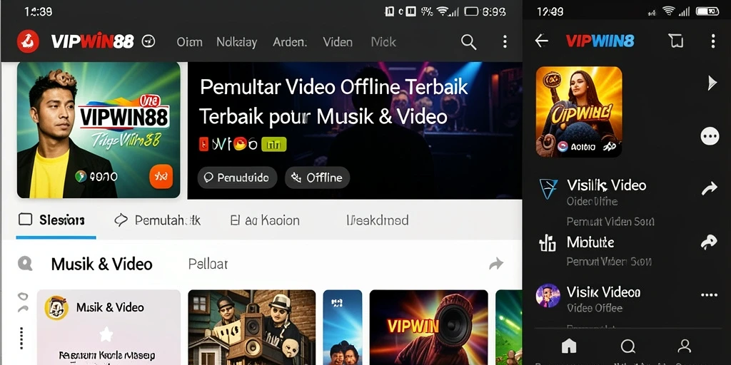 Antarmuka VIPWIN88 yang sederhana dan mudah digunakan.