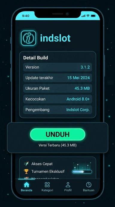 Tampilan halaman APK indslot